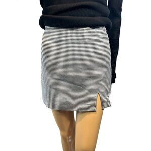 (5 for $25)‎  Forever 21 Houndstooth Print Mini Skirt Size XS NWT